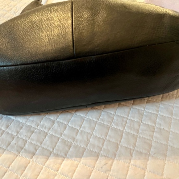 COACH 26224 Madison Phoebe Shoulder Bag | Black Refined Pebbled Leather - Picture 12 of 16